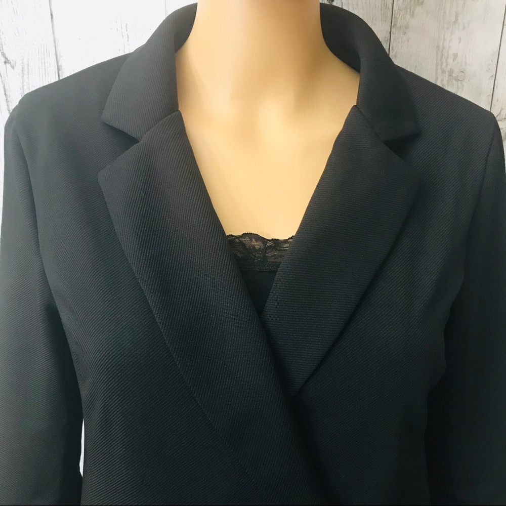 Endless Rose Ruffle Sleeve Two Button Blazer - Picture 5 of 7